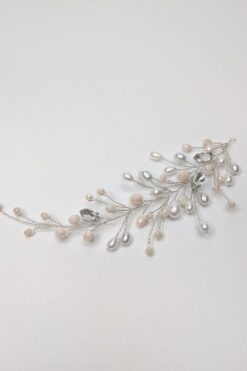 Svatební set s perlami a elegantním zdobením