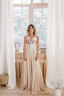 Elegantní společenské šaty Enid s bohatou sukní
